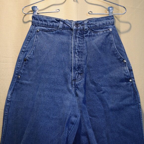 Rockies VTG High Waisted Western Trim Mom Jeans Womens 24 x 32 Vintage Cowgirl - Picture 1 of 10